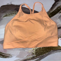 Lululemon Flow Y Wrap-Front High-Neck Bra • Peach Bellini • Size 12 • NWT