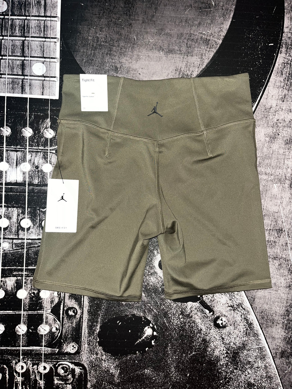 NWT Jordan Dri-FIT High-Waisted Bike Shorts • Medium Olive • Size: Medium