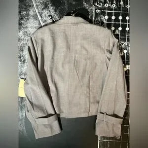 NWT Halogen Crop Trench Blazer • Size Medium