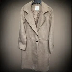 NWT Avec Les Filles Walker Raglan Coat • Size Large