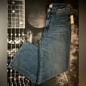Edwin Iris Palazzo High-Rise Wide-Leg Jeans • Milton Wash • Size 32 • NWT