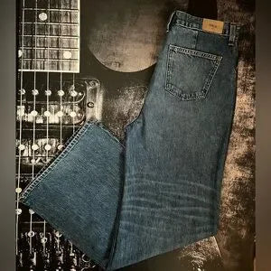 Edwin Iris Palazzo High-Rise Wide-Leg Jeans • Milton Wash • Size 32 • NWT
