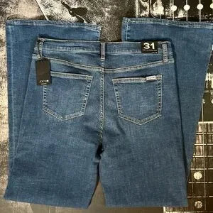 Joe's Jeans High Rise Petite Flare Jeans • Blue Wash • Size 31 • NWT