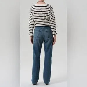 Citizens of Humanity Baretta Relaxed Straight Jeans • Size 28 • Medium Indigo • NWT