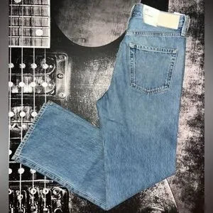 Citizens of Humanity Baretta Relaxed Straight Jeans • Size 28 • Medium Indigo • NWT