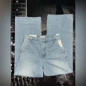 AGOLDE Shona Trouser Jeans • Border Light Blue Wash • Size 29 • NWT