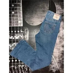 True Religion 2-Piece Outfit | Pink Rhinestone Zip Hoodie (M) + Bootcut Jeans (29) | New