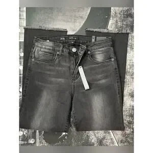 NWT STS Blue Brooke High Rise Kick Flare Jeans • Soft Faded Black • Size 28