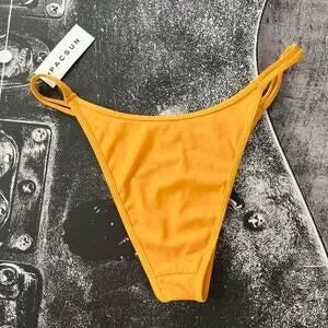 Blue Hour x PacSun Bikini Bottom • Orange • Size Medium • NWT