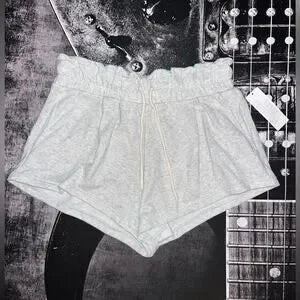 Out From Under Neo Sweatshorts • Light Grey • Size Large • NWT