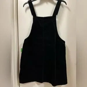 Tinseltown Mini Dress Overalls • Black • Size Medium (Juniors) • NWT