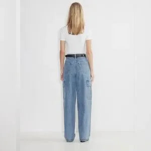 Wilfred Strut Wide-Leg Cargo Jeans | Size 30 | NWT