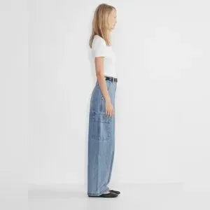 Wilfred Strut Wide-Leg Cargo Jeans | Size 30 | NWT