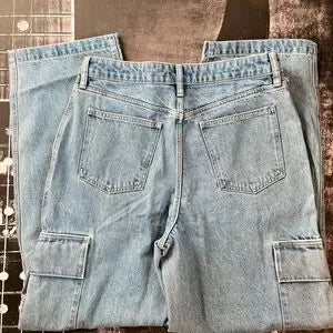 Wilfred Strut Wide-Leg Cargo Jeans | Size 30 | NWT