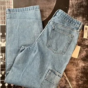 Wilfred Strut Wide-Leg Cargo Jeans | Size 30 | NWT
